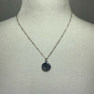 Argento Vivo Sterling Silver Love Necklace